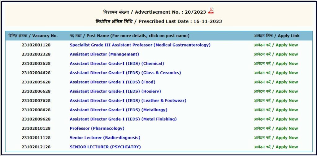 UPSC Recruitment 2023 50 Assistant Director Posts; Apply Now ...