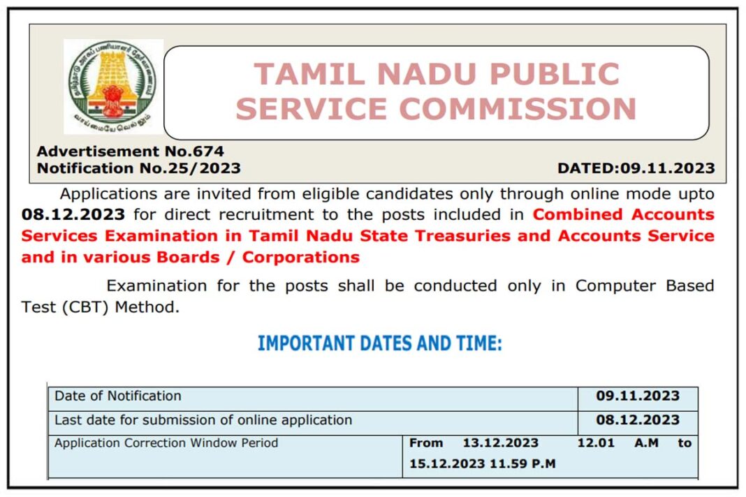 TNPSC Recruitment 2023 52 Accounts Officer Posts Apply Now Tamilanguide