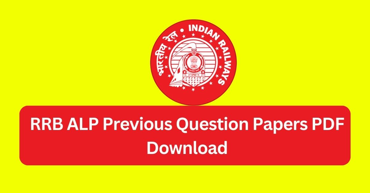 RRB ALP Previous Question Papers PDF Download - Tamilanguide