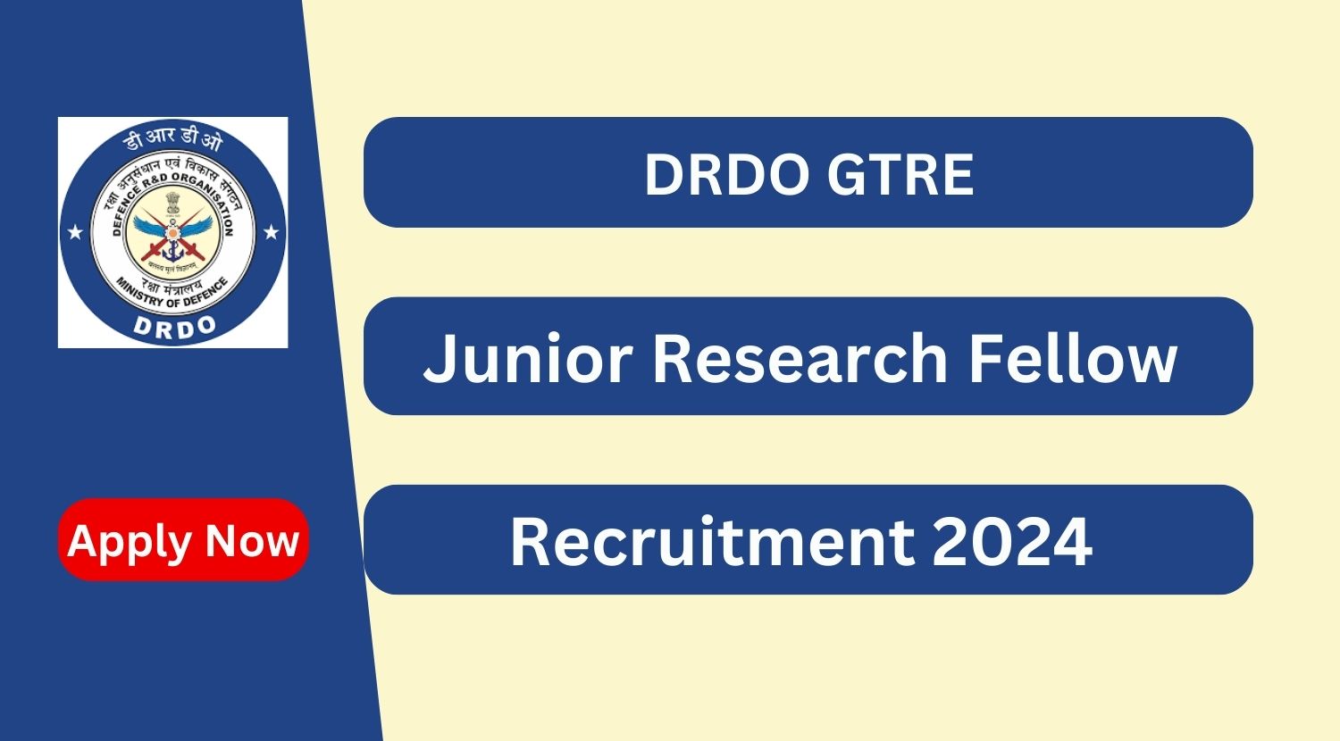 Drdo Gtre Recruitment Jrf Posts Apply Now Tamilanguide