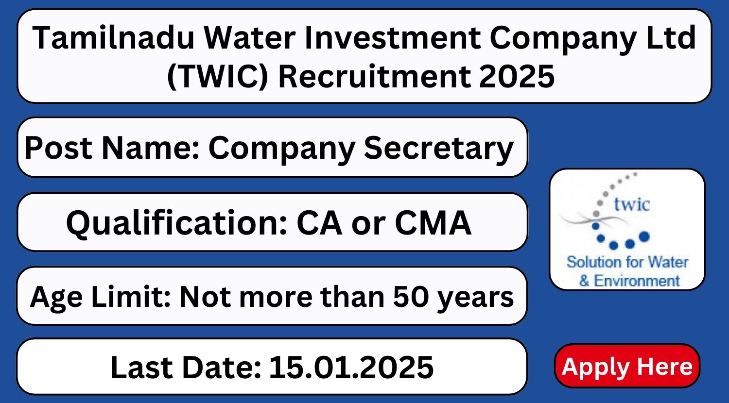 Tamilnadu Water Investment Company Limited