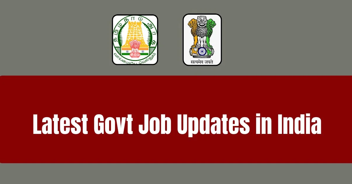 Latest Govt Jobs 2026