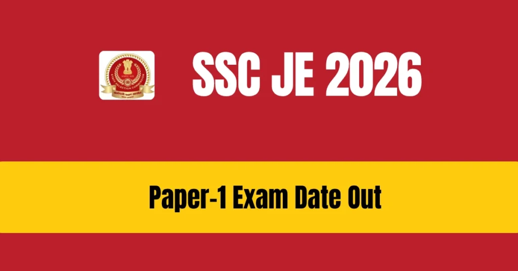 SSC-JE-2026-Exam-Date