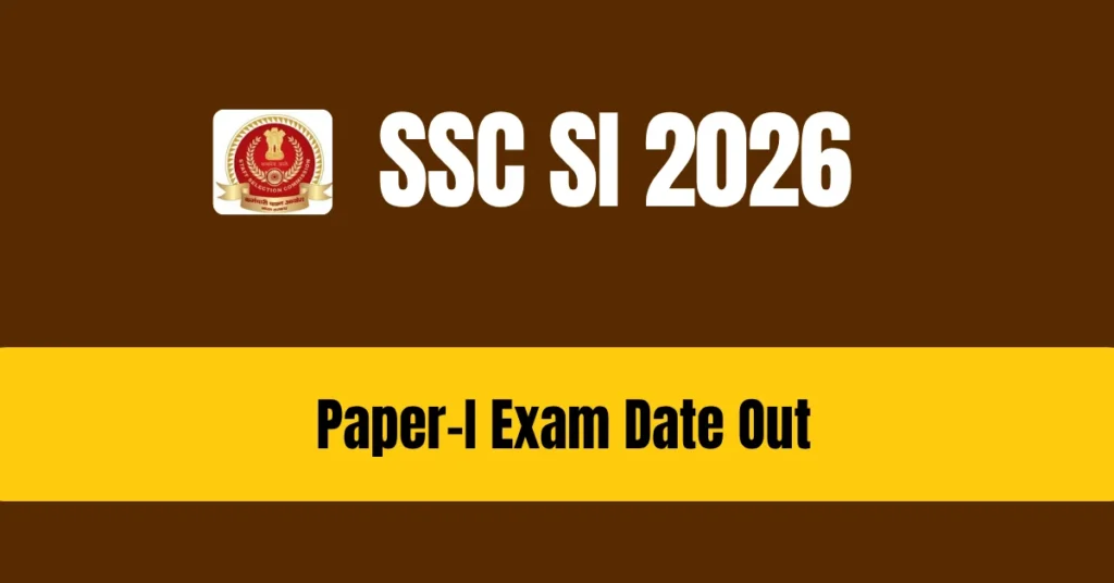SSC-SI-2026-Exam-Date