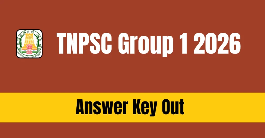 TNPSC Group 1 2026 Answer Key