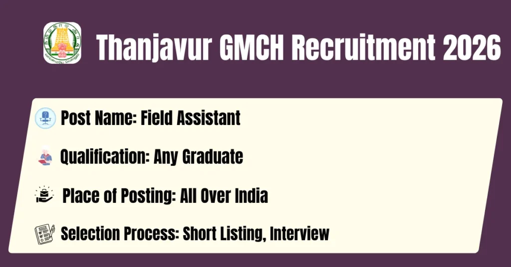 Thanjavur-MCH-Recruitment-2026